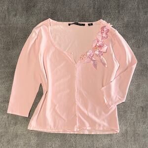 Michelle Nicole Floral Coquette Top